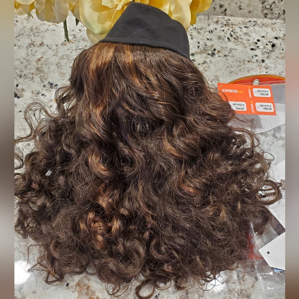 VIVICA A FOX Head Band Wig~Medium fit~Medium Brown
